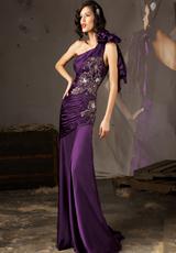 2012 MacDuggal Prom Dresses 7180D.  Available in Purple, Smoke